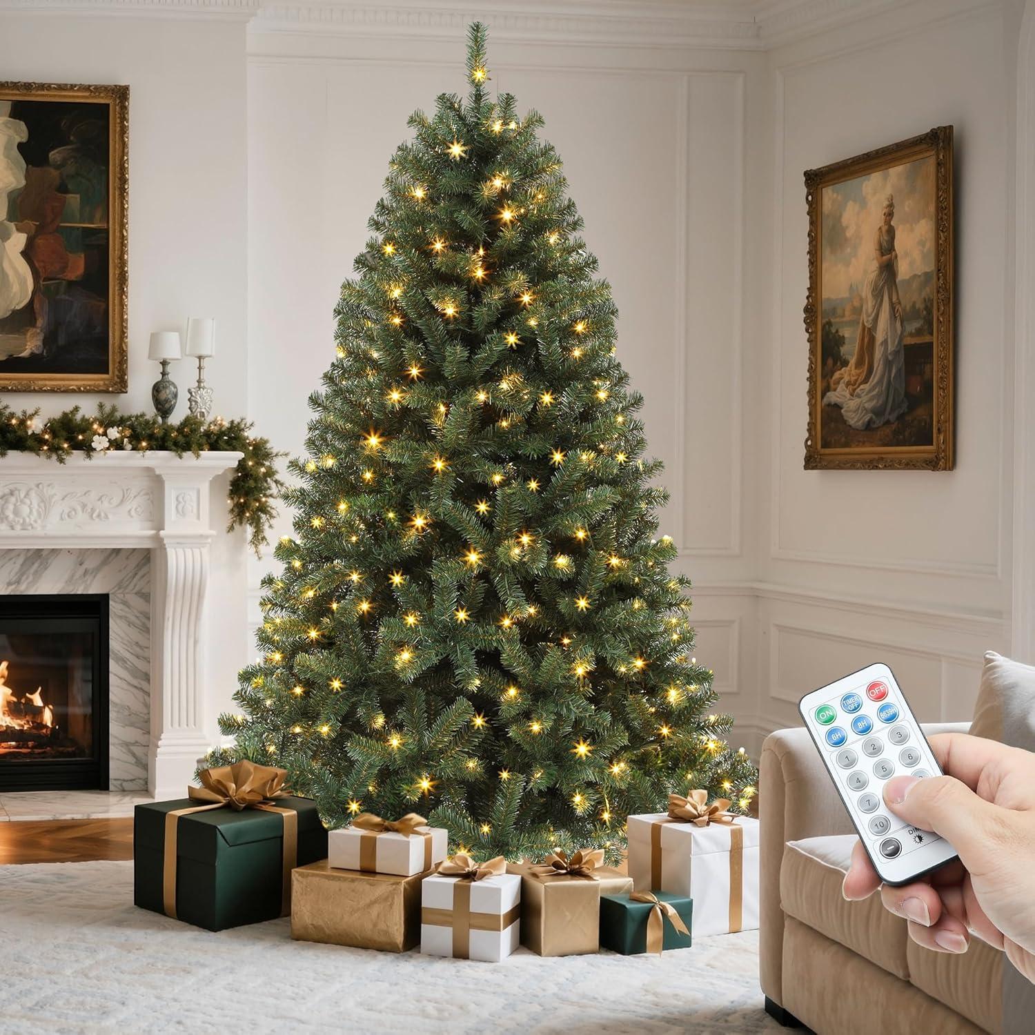 Best Christmas Tree – YITAHOME Pre-Lit Green Xmas Tree Review