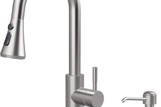 Best Kitchen Faucet – VXV Kitchen Faucet with Soap Dispenser, 3 Modes Kitchen Faucet with Pull Down Sprayer, Stainless Steel Review