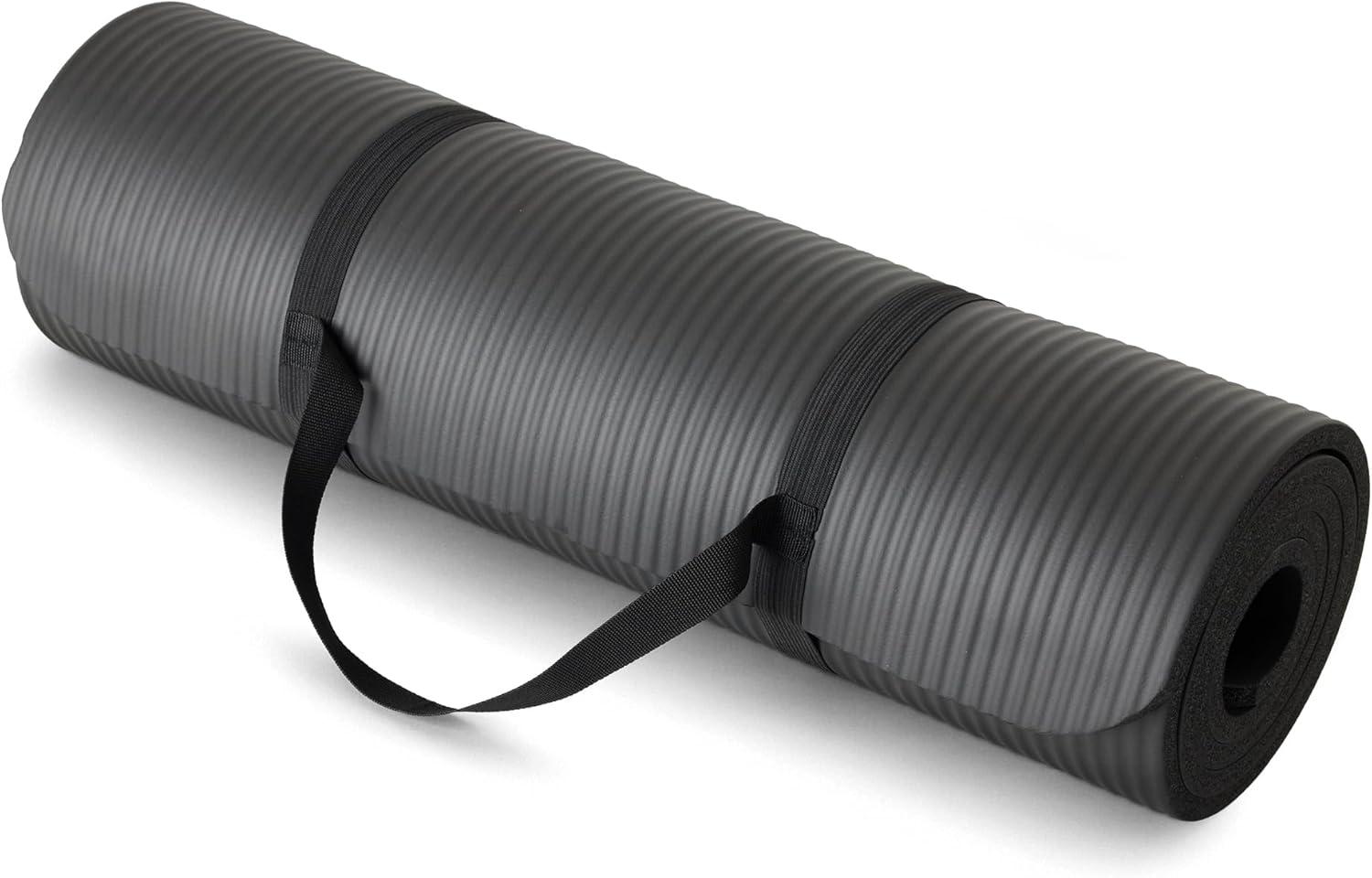 Best Yoga Mat – Amazon Basics Extra Thick Yoga Mat with Strap Review