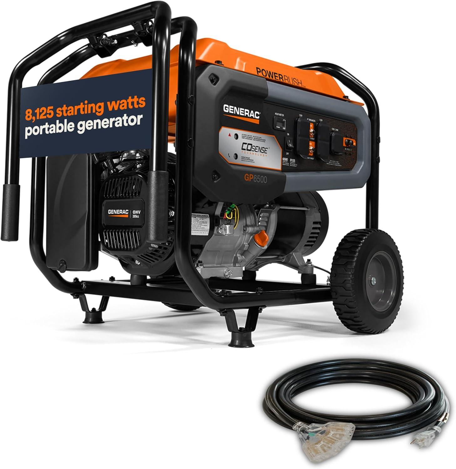 Best Portable Generator – Generac 8,125 Watt Gas Generator Review