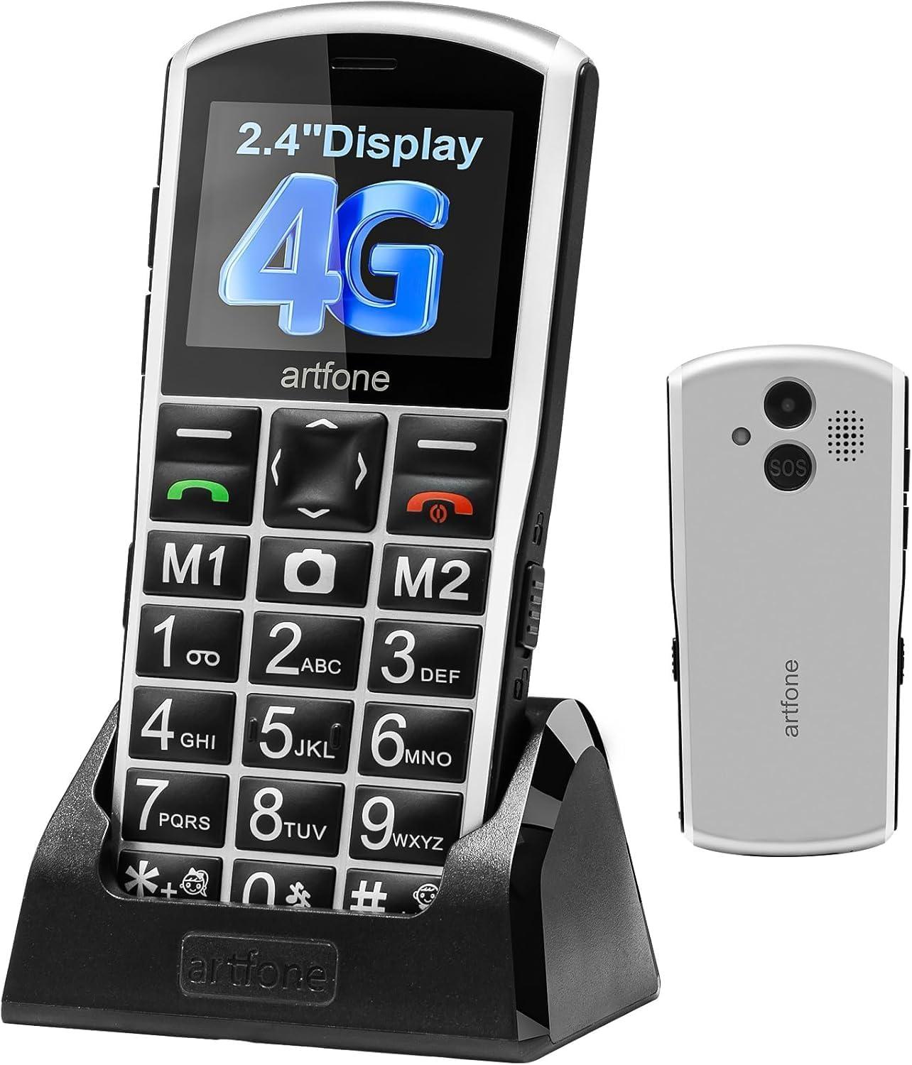 Best Unlocked Phone – artfone A400 Pro Silver – Large Button Review