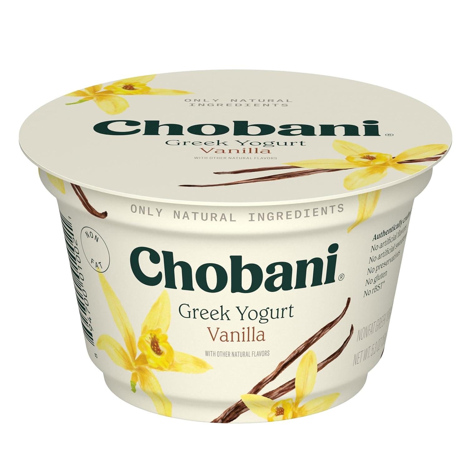 Best Greek Yogurt – Chobani® Non-Fat Vanilla Blended Review
