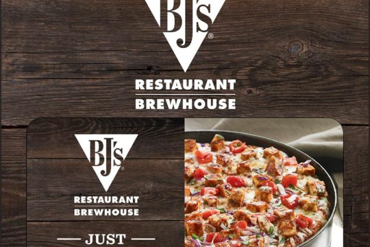 Best Dining Experience – BJ’s Restaurant & Brewhouse Gift Card Review