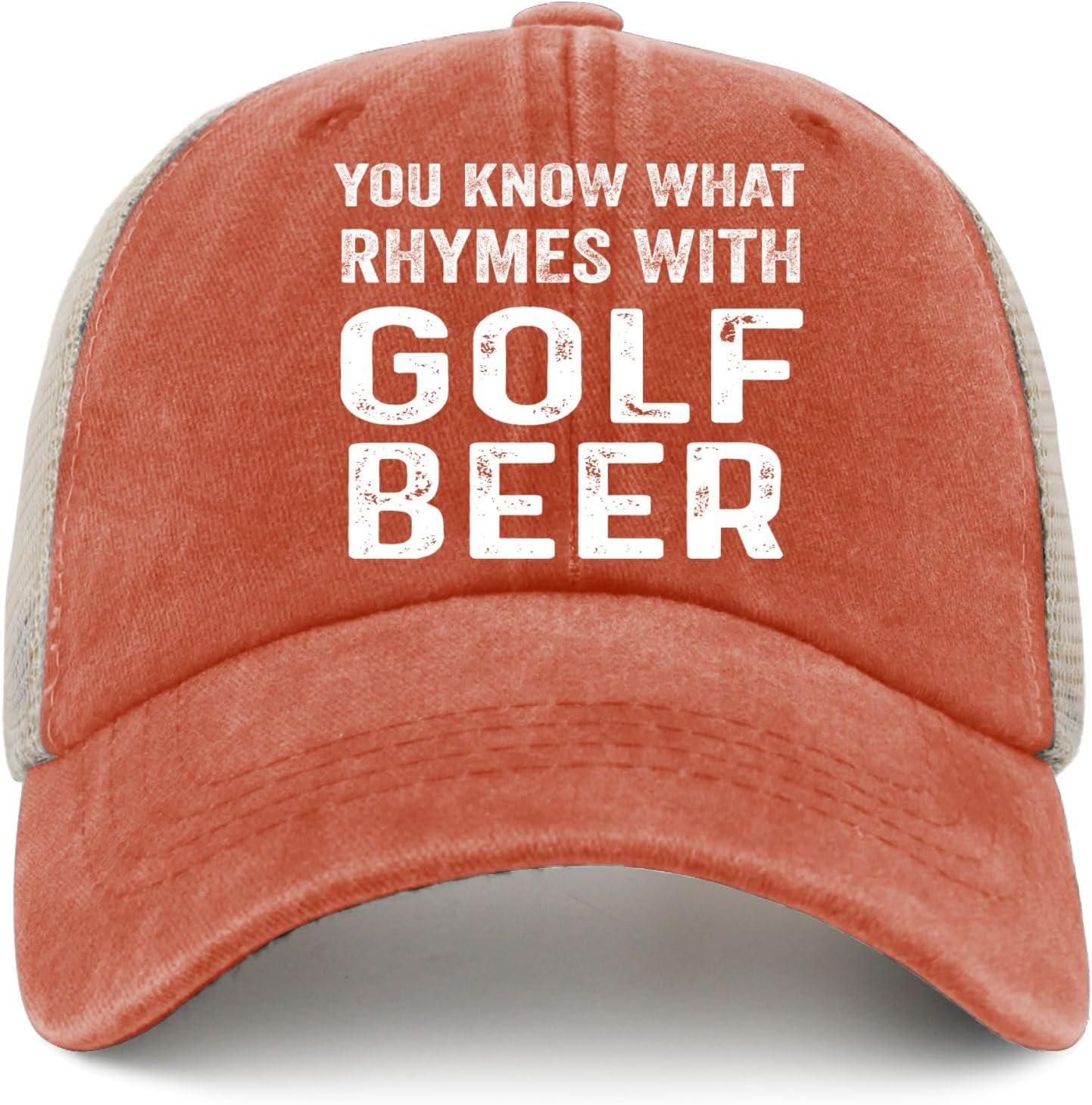 Best Trucker Hat – You Know What Rhymes with Golf Beer Review