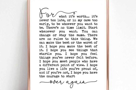 Best Home Decor – Inspirational Print, Life Quotes 8×10 Review