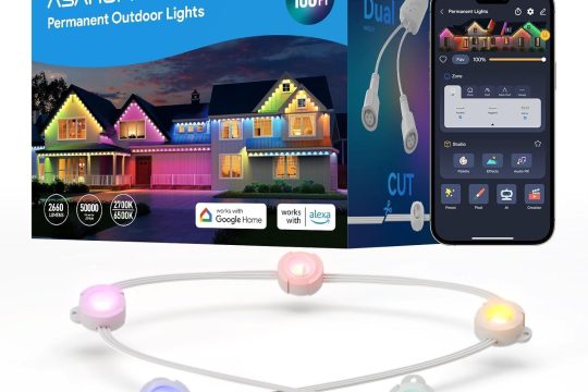 Best Outdoor Lights – ASAHOM AI Permanent 100FT Review