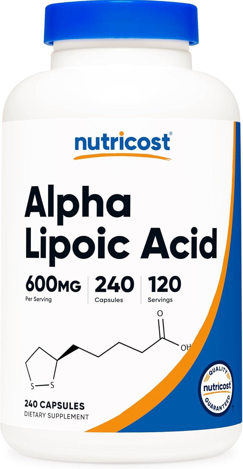 Best Alpha Lipoic Acid – Nutricost 600mg, 240 Capsules Review