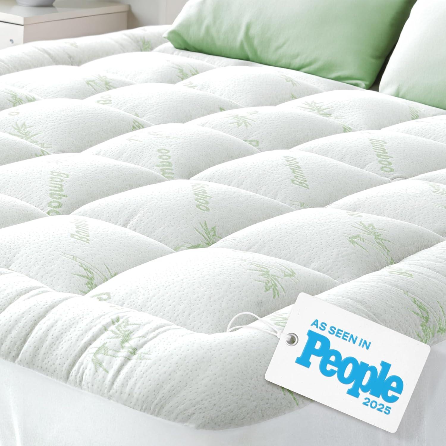 Best Mattress Topper – Ultra Soft Queen Size Bamboo Cooling Pad Review