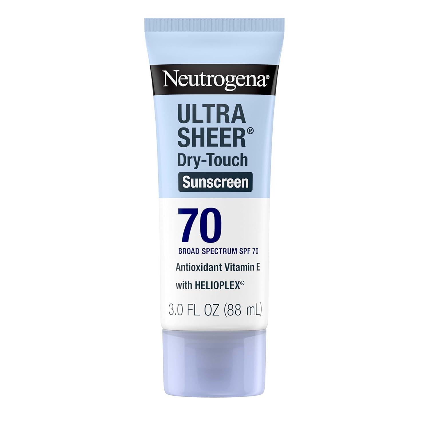 Best Body Sunscreen – Neutrogena Ultra Sheer SPF 70 Review