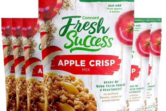 Best Dessert – Concord Foods Apple Crisp Mix: Easy-to-Make Dessert with Delicious Ready to Go Ingredients – Sweet, Tender, Fruit Dessert Covered in Buttery, Cinnamon Crumb Topping (8.5 oz Pack of 6) Review