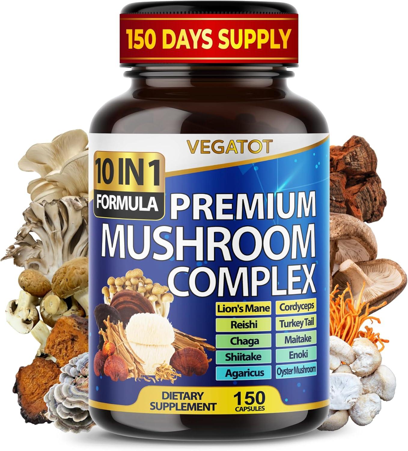 Best Brain Supplements – 10 in 1 High Strength Mushroom Review