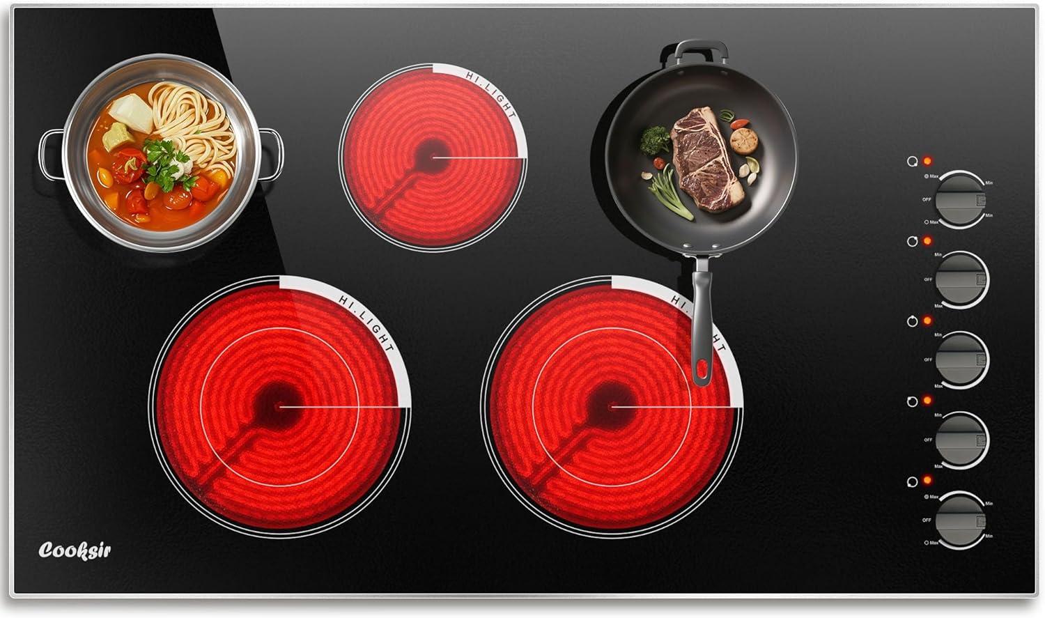 Best Electric Cooktop – Cooksir 36 Inch 5 Burner Electric Stove Review