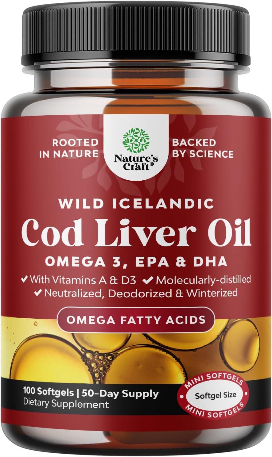 Best Cod Liver Oil – Icelandic Wild Caught Cod Liver Oil Softgels Review