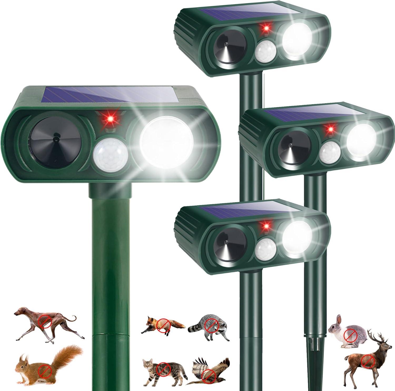 Best Outdoor Animal Repellent – Solar Ultrasonic Motion Sensor Review