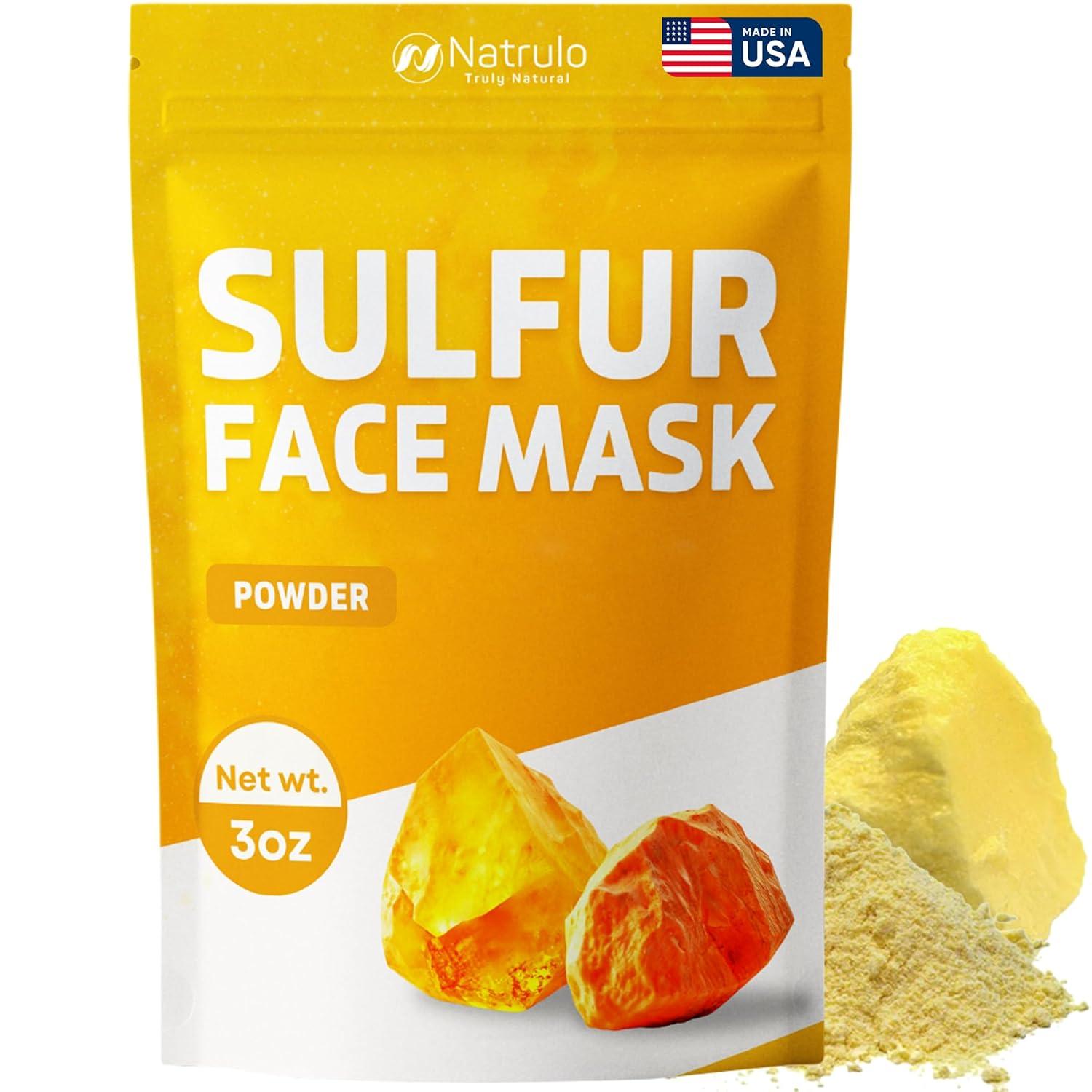 Best Skincare – Sulfur Face Mask – All Natural Brightening Facial Clay Mask Review
