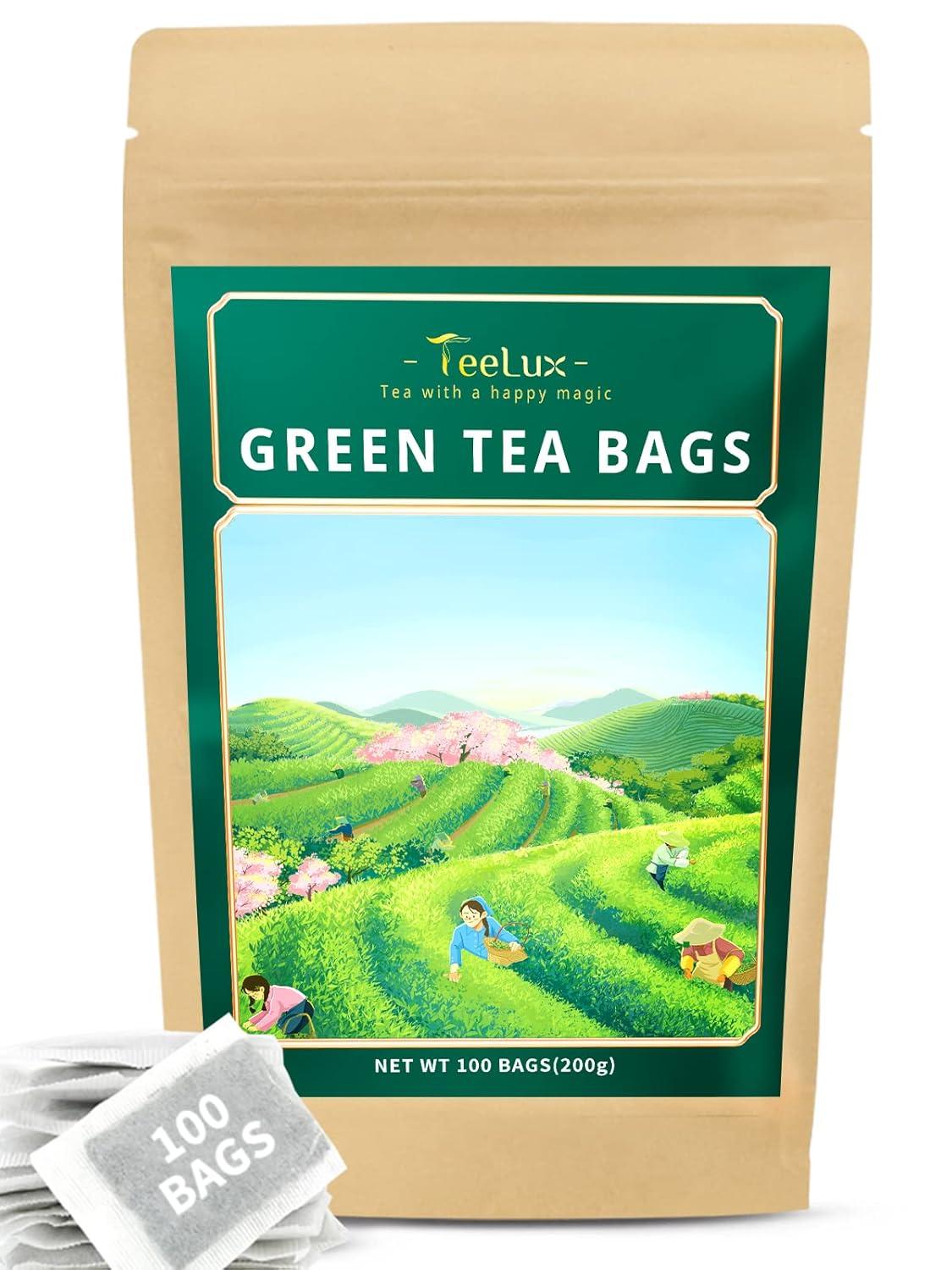 Best Green Tea – TeeLux Green Tea Bags, 100 Count Review