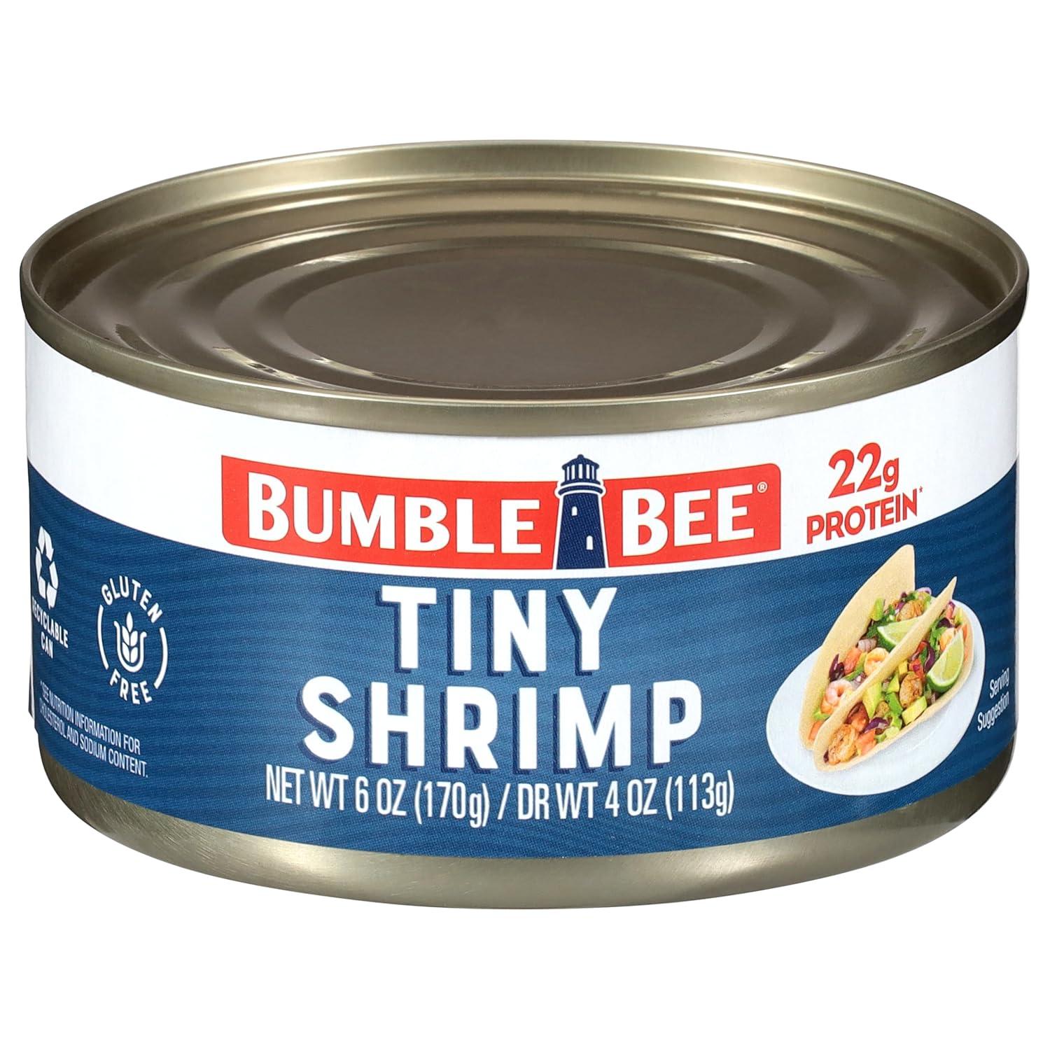 Best Canned Seafood – Bumble Bee Tiny Canned Shrimp Review