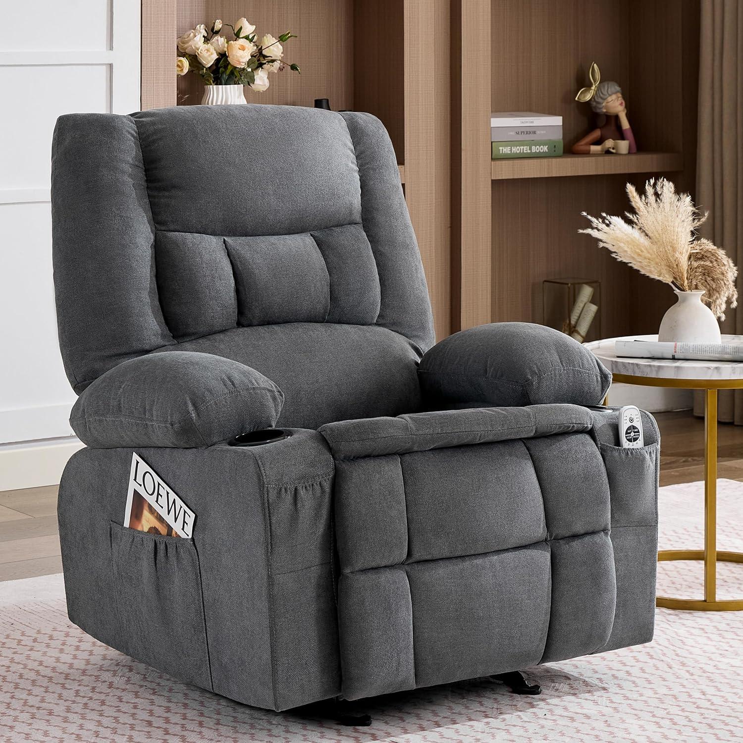 Best Nursery Rocking Chair – Rocker Recliner with Massage & Heat Review