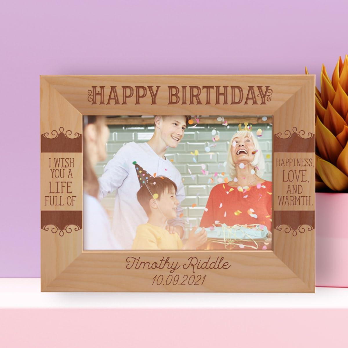 Best Personalized Gift – Happy Birthday Wooden Frame Review