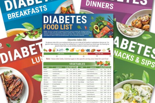 Best Diabetes Meal Planner – HAMIEW 5 Pack Chart & Recipes Review
