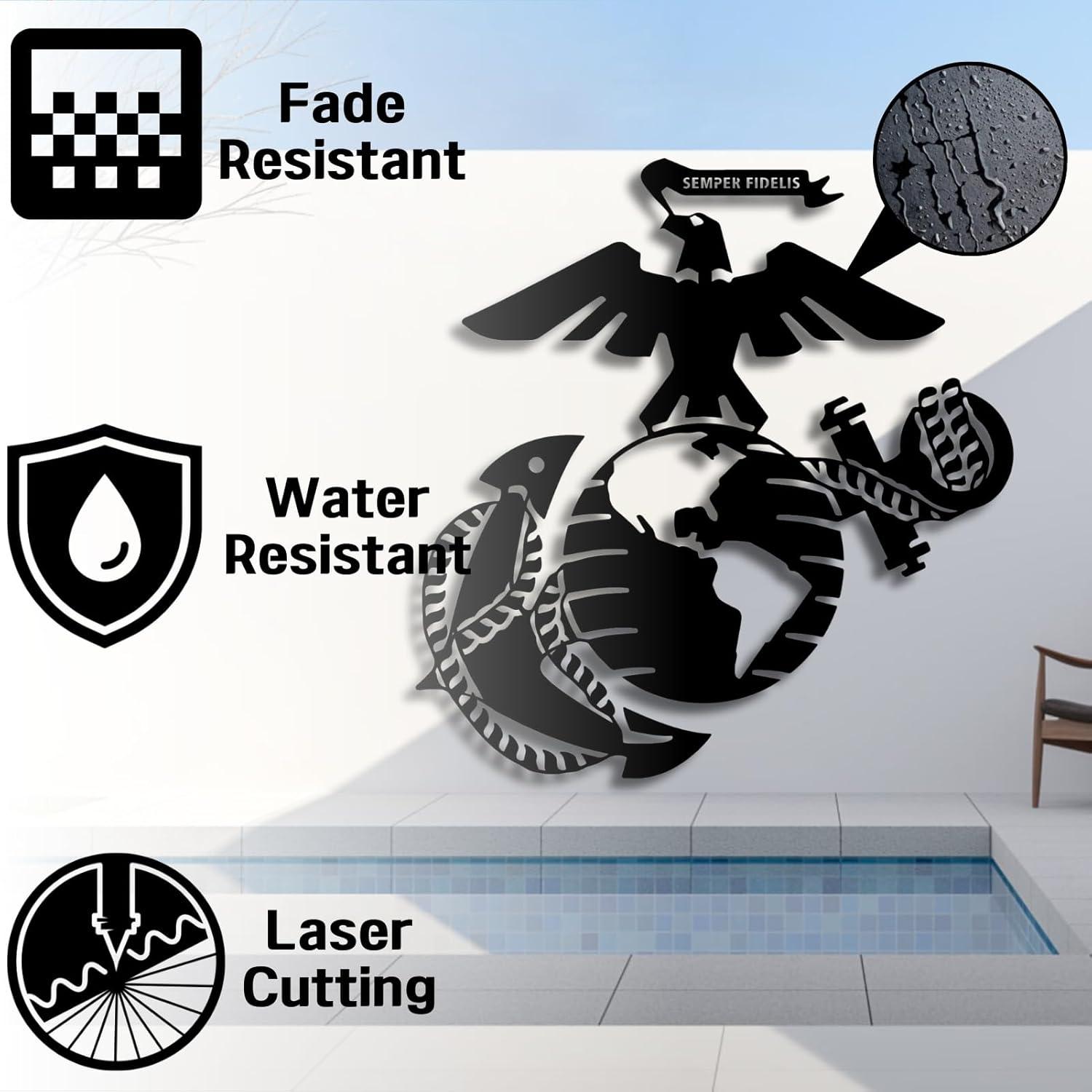 Best Metal Wall Art – lunwall Marine Corps Sign Review