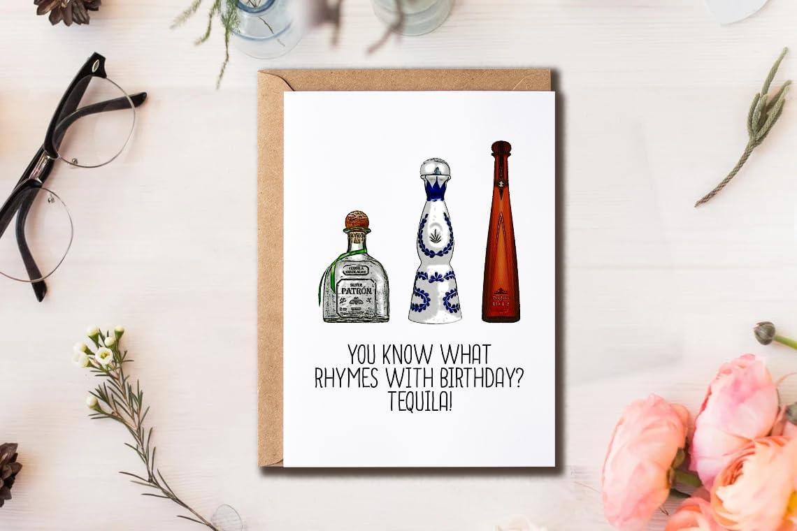 Best Greeting Card – Tequila Birthday Card – Alcohol Joke Review