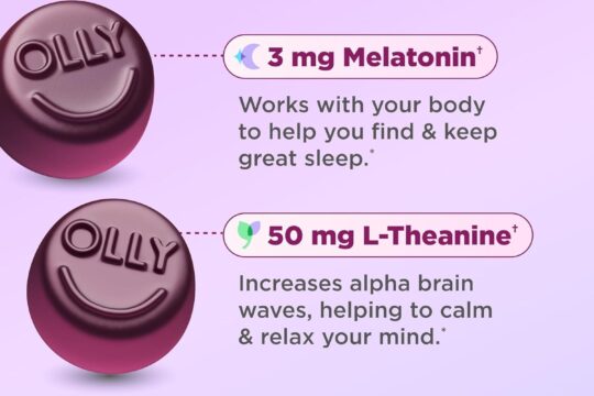 Best Sleep Support Gummies – OLLY Sleep Gummy, 3mg Melatonin, Review
