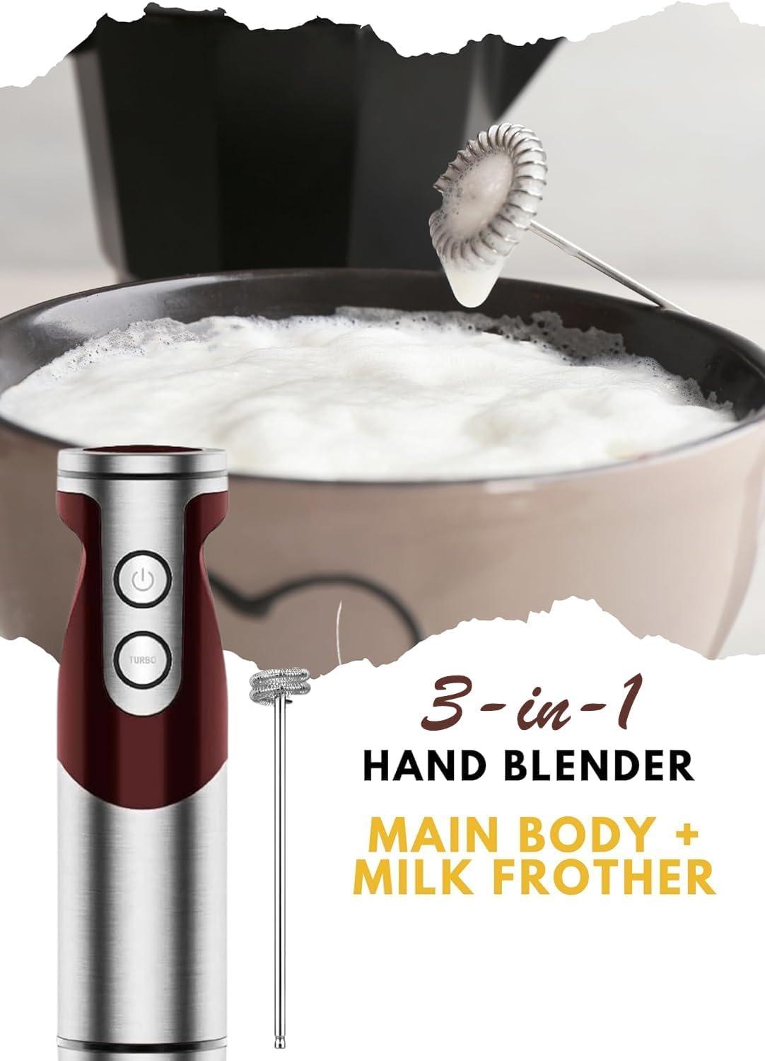 Best Hand Blender Set – MegaWise 3-in-1 Immersion Blender Review