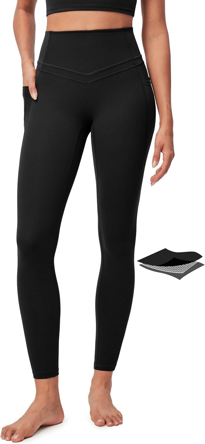 IUGA Compression Leggings Pockets Versus Tummy Control No Front Seam Yoga Showdown: Surprising Flexibility Insight for Home Workouts