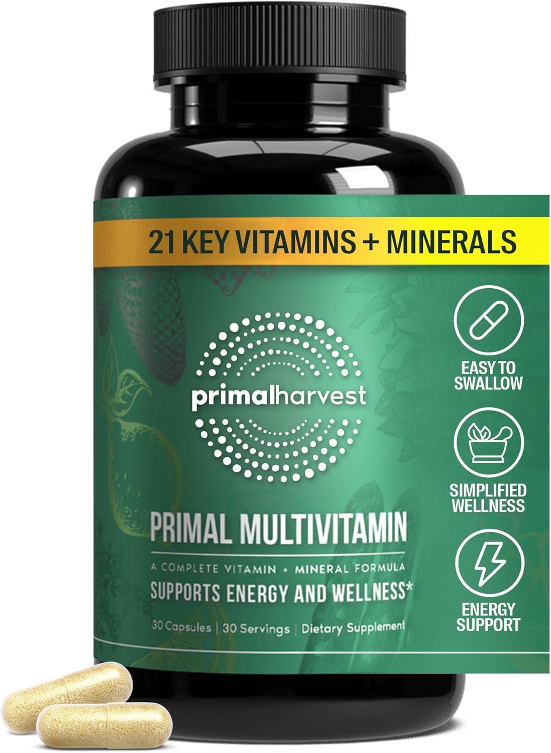 Primal Harvest Primal Multivitamin Tested: 21 Nutrients, Sugar-Free