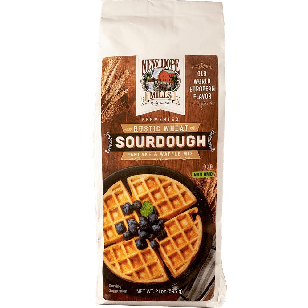 Sourdough Pancake Waffle Mix: Non-GMO Surprise & 21 oz Convenience for Batched Mornings