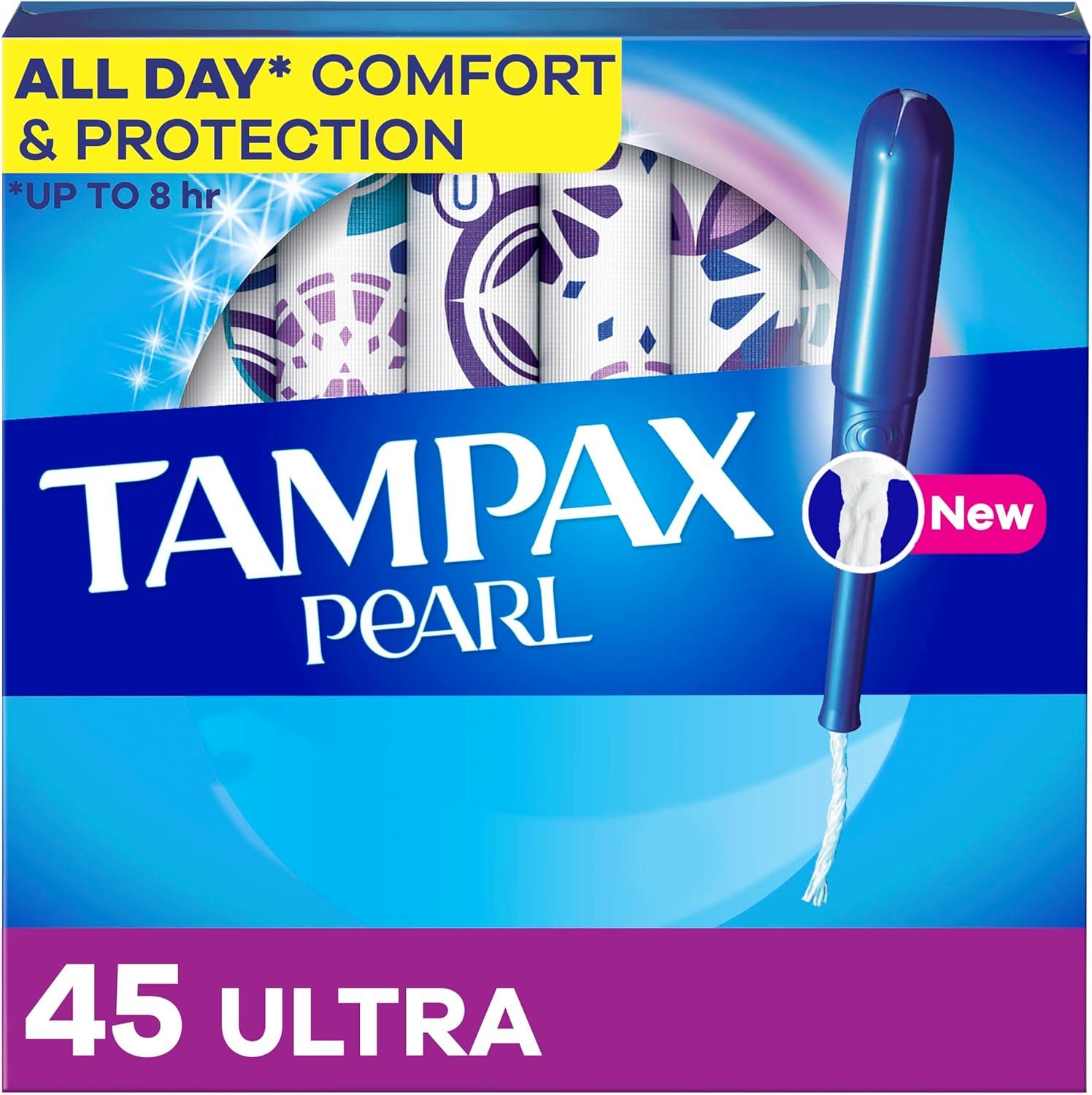 Versus: Tampax Pearl's LeakGuard Braid... Ultra Absorbency? (Surprise Test for Heavy Flow)