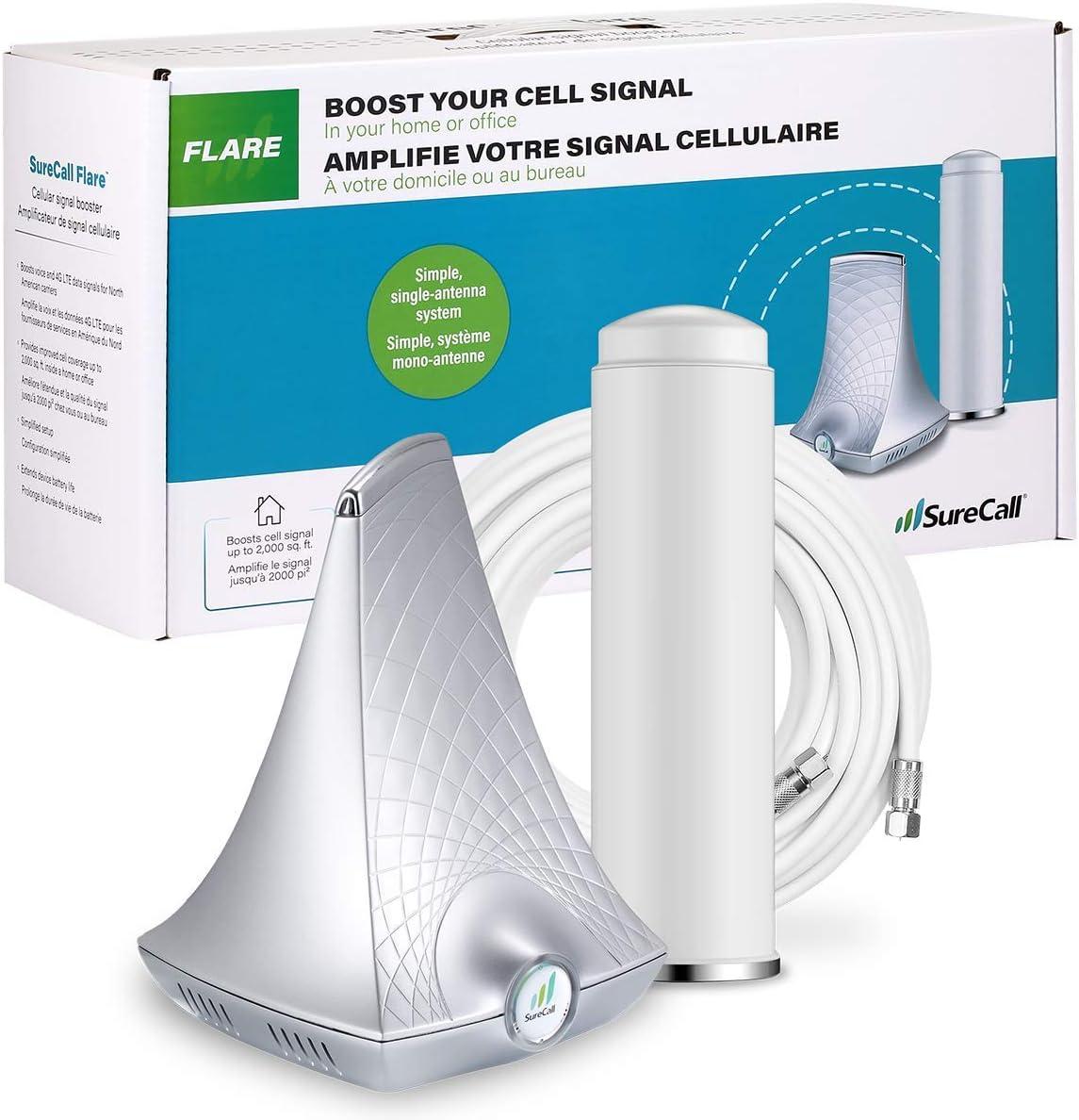 SureCall Flare Signal Booster Showdown: 2500 sq ft, 5G LTE Tested, Multi-User All Carrier