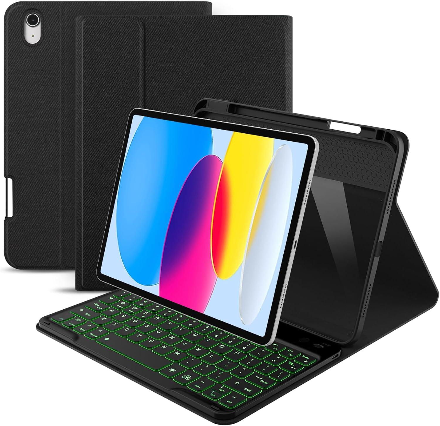 Tested: 7-Color iPad 10th Gen Keyboard Case with Pencil Holder