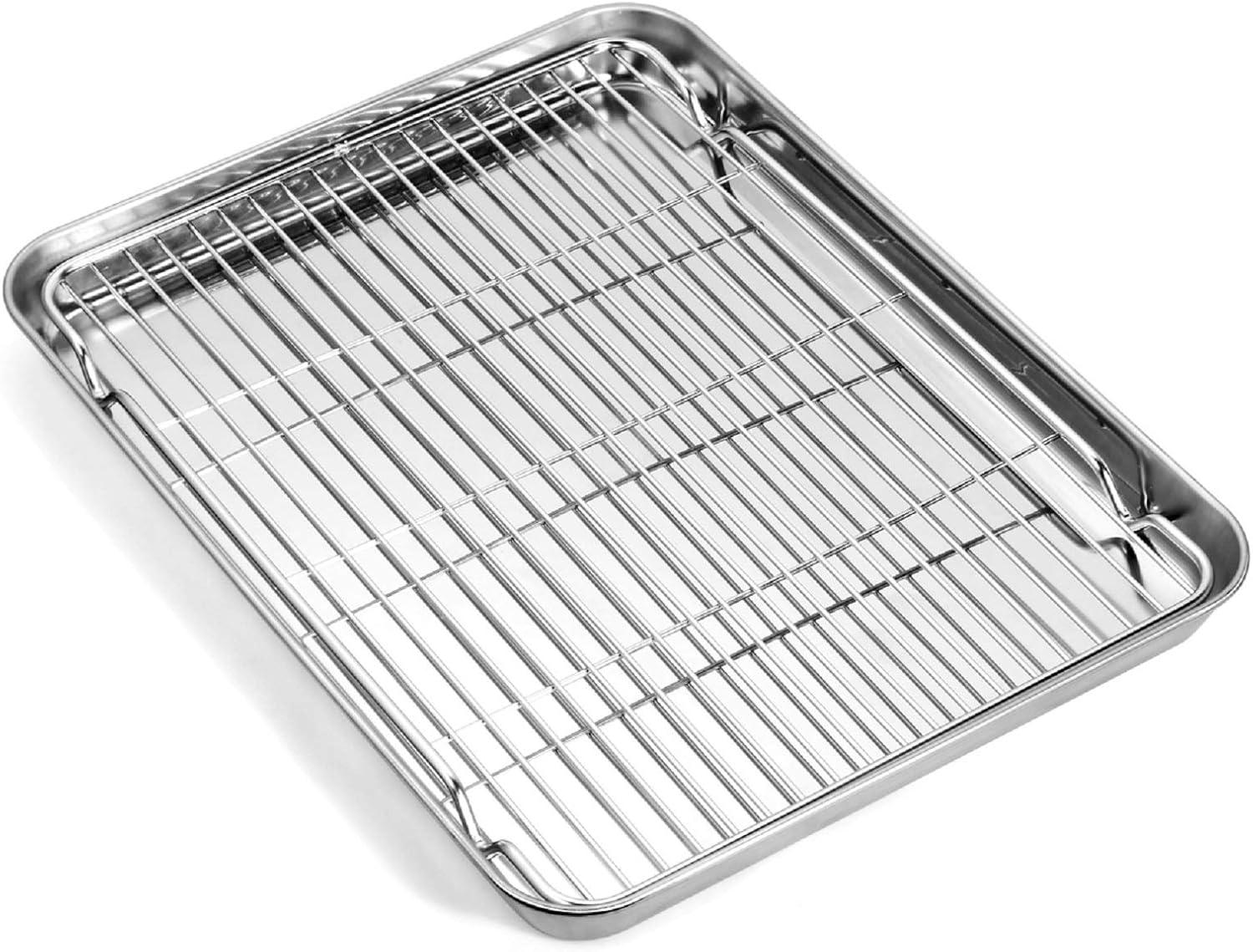 Non-Stick Baking Sheet with Rack vs. Toaster Tray: Tested for Kitchen Hacks
