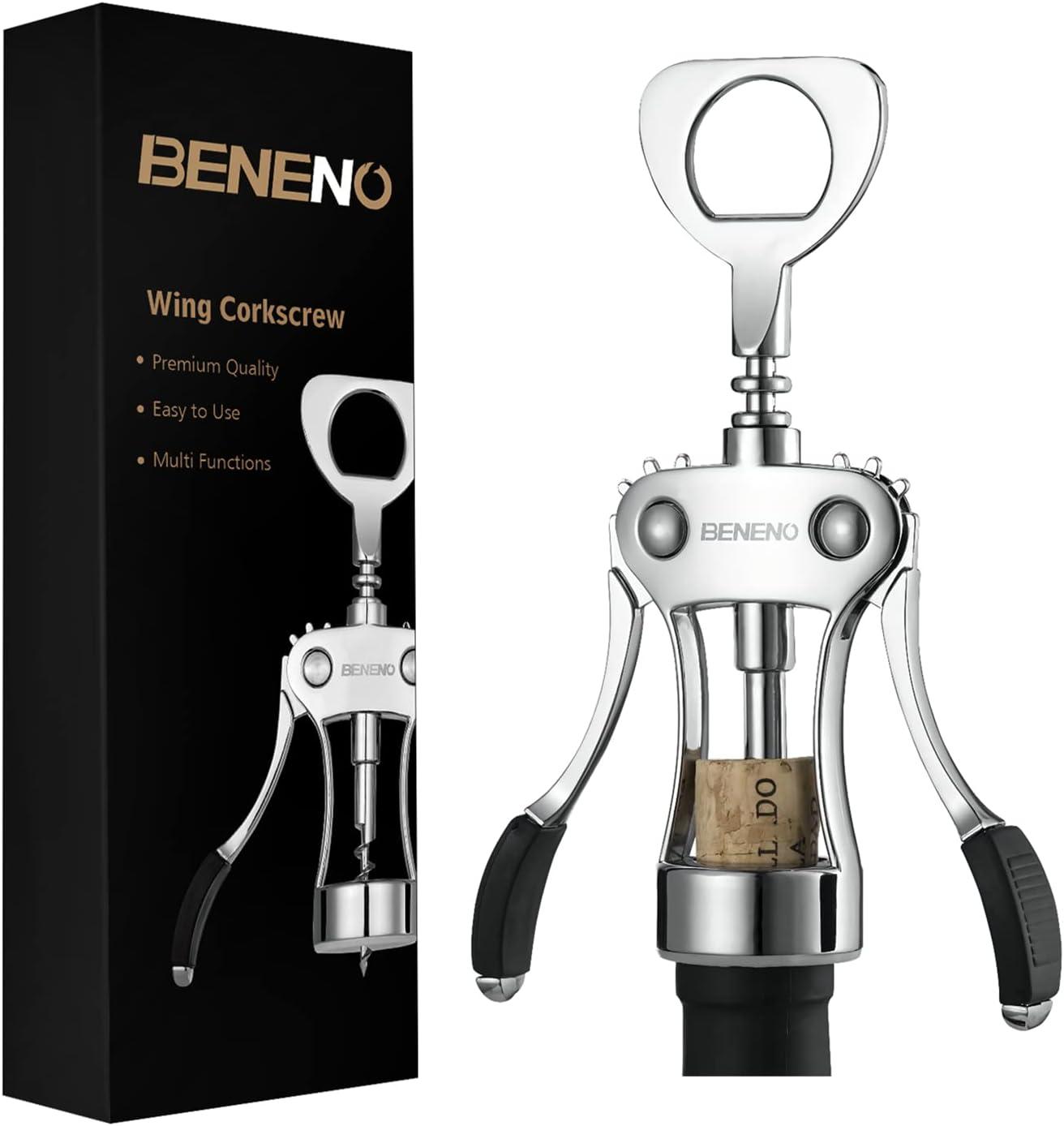 Beneno Wine Opener Tested: Zinc Alloy Handle vs. Ergonomic Non-Slip - Surprising Efficiency for Modern Cellars