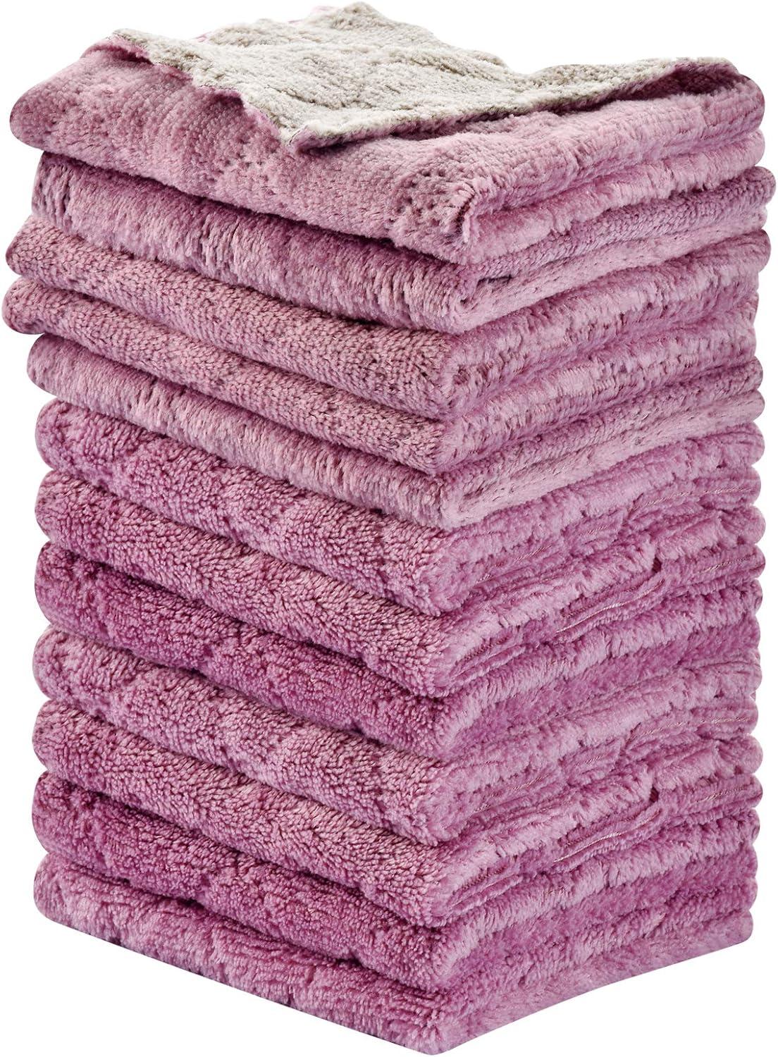 Double-Sided Microfiber Versus: 12PCS Dish Towels, House Cleaning, Tested Smart Value