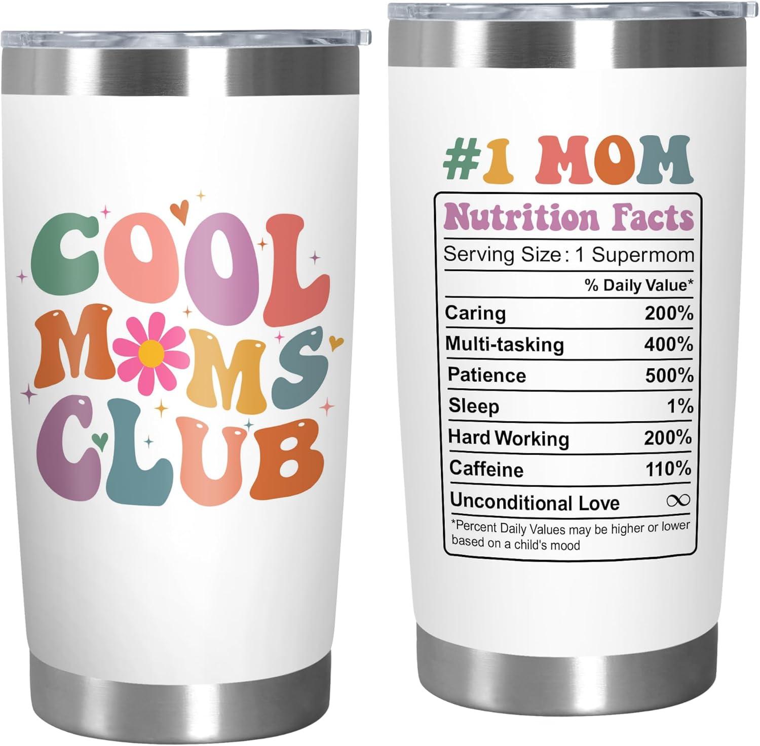 Mothers Day Gifts Compared: Cool moms club tumbler... Tested for trends, perfect for her!