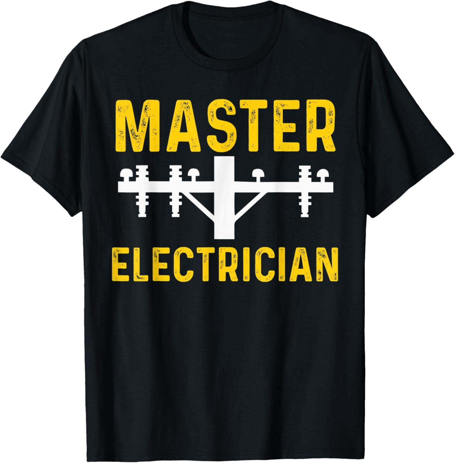 Master Electrician T-Shirt: Dot-Code Tested, Local Style Showdown
