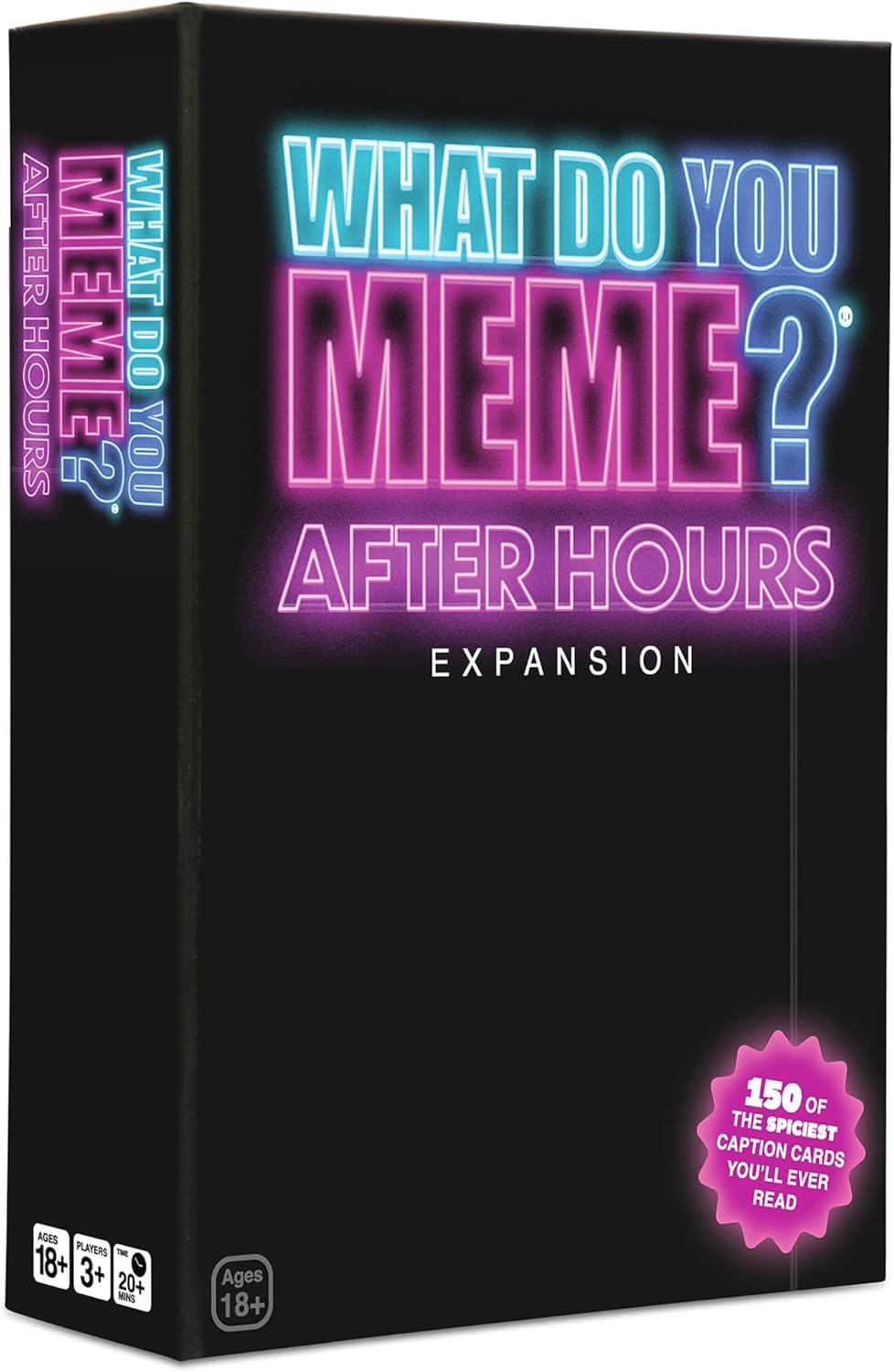 What Do You Meme? Versus Explicit Expansion: Captions, Games, Testing Fun... (Game Night)