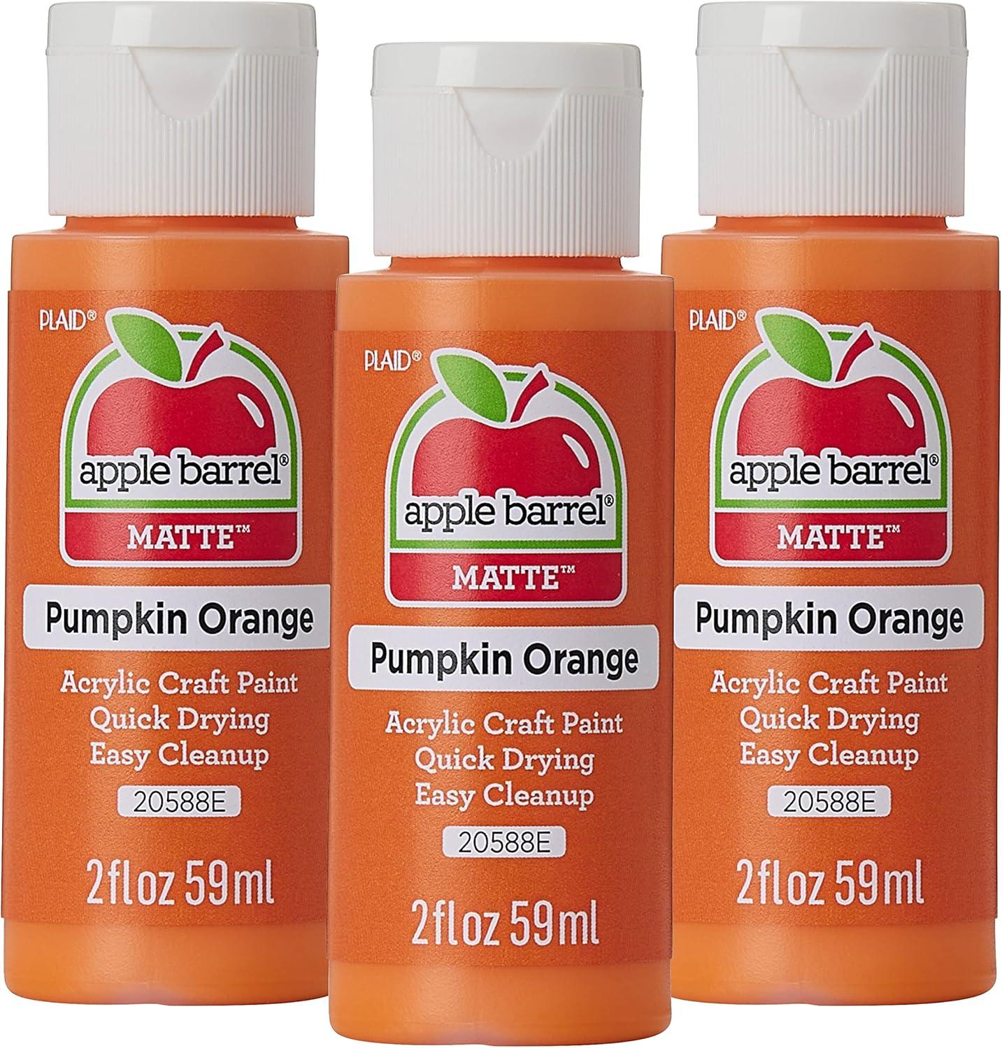 Apple Barrel Acrylic Paint Compared: Pack of 3 vs. 2 oz Tested for Fall Artists