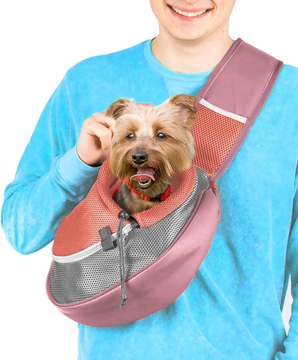 Pet Sling Carrier Tested: Surprising Size Fit, Soft Pouch, Hands-Free (Red)