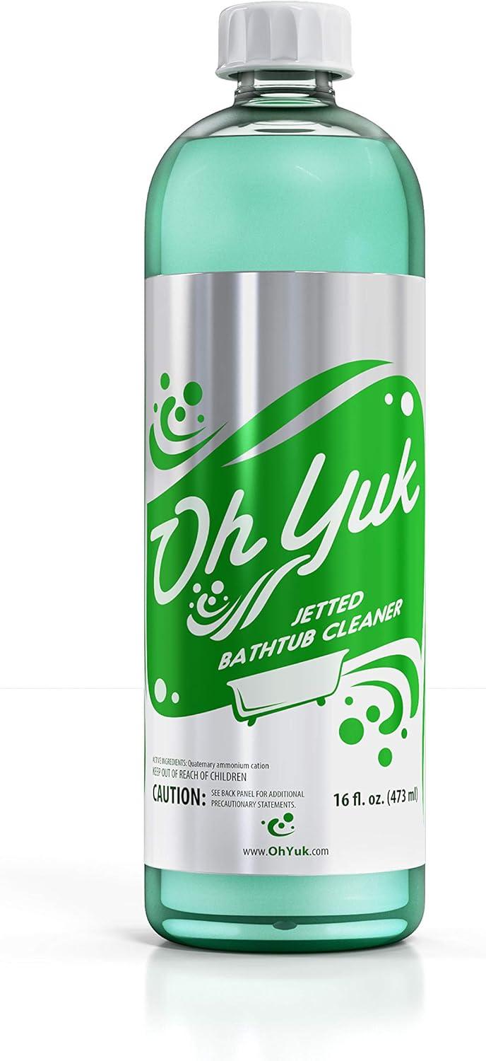 Oh Yuk Jetted Tub Cleaner: Septic Safe, 4 Cleanings... Tested for Deep Cleaning