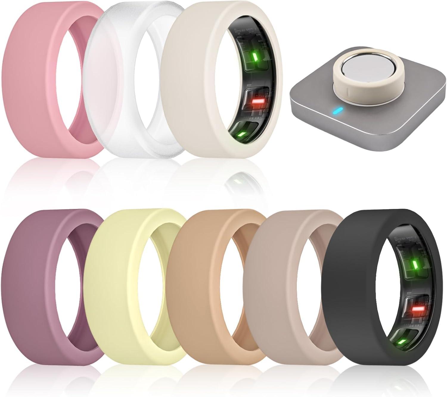 Fitness Accessories Showdown: Oura Gen 4/3 Charged Cover... vs. Elastic Silm Silicone's Workout Flexibility!