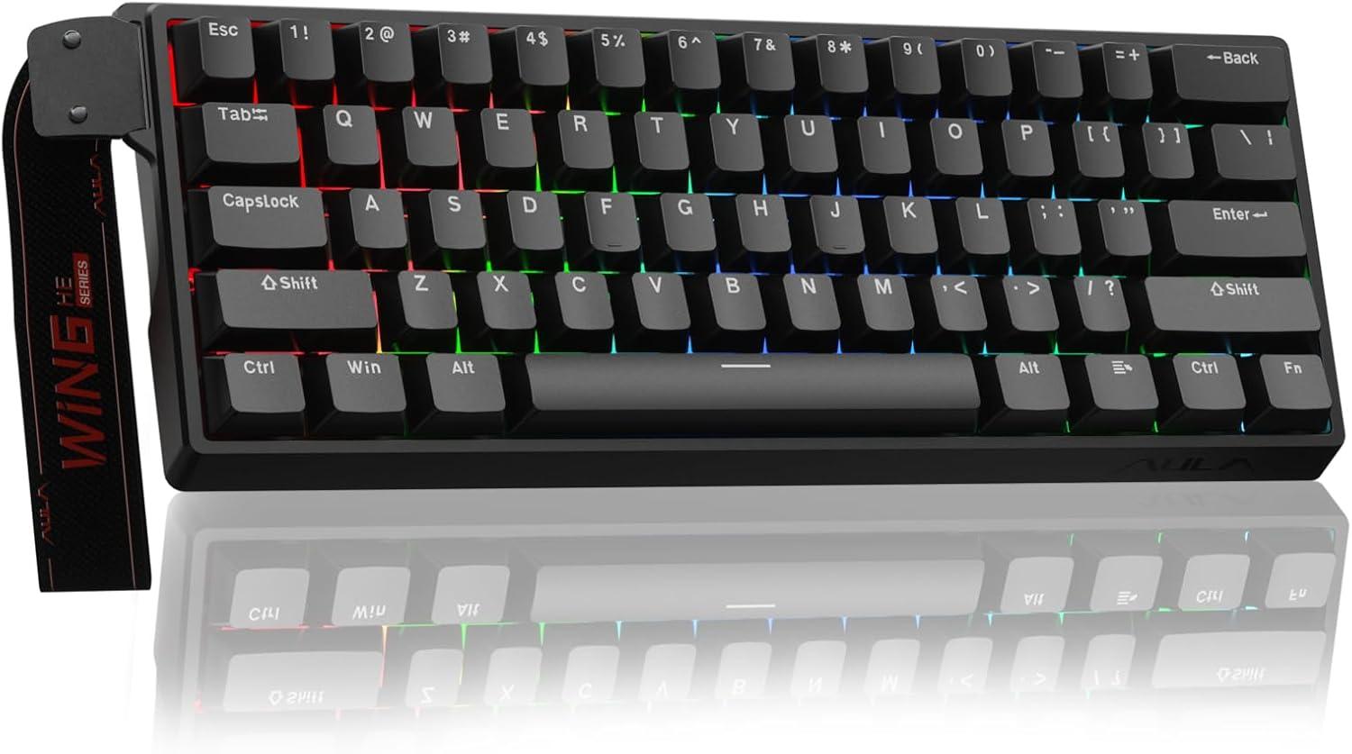 Aula WIN60 HE Compared: Hot Swappable, 8000Hz Polling for Gaming Keyboard Showdown