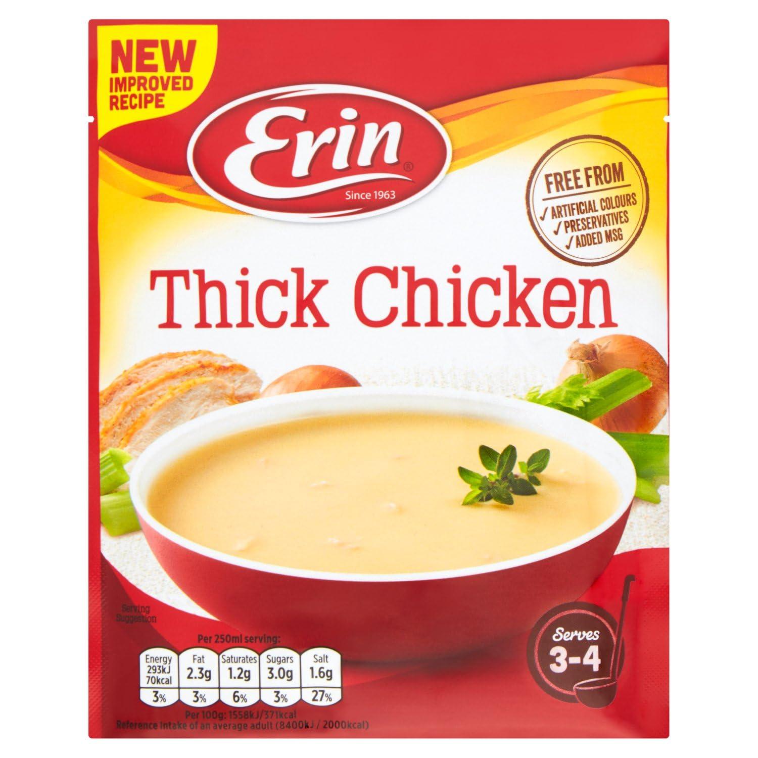 Erin Thick Chicken Soup 64g vs. Canned - Surprising Irish Pride