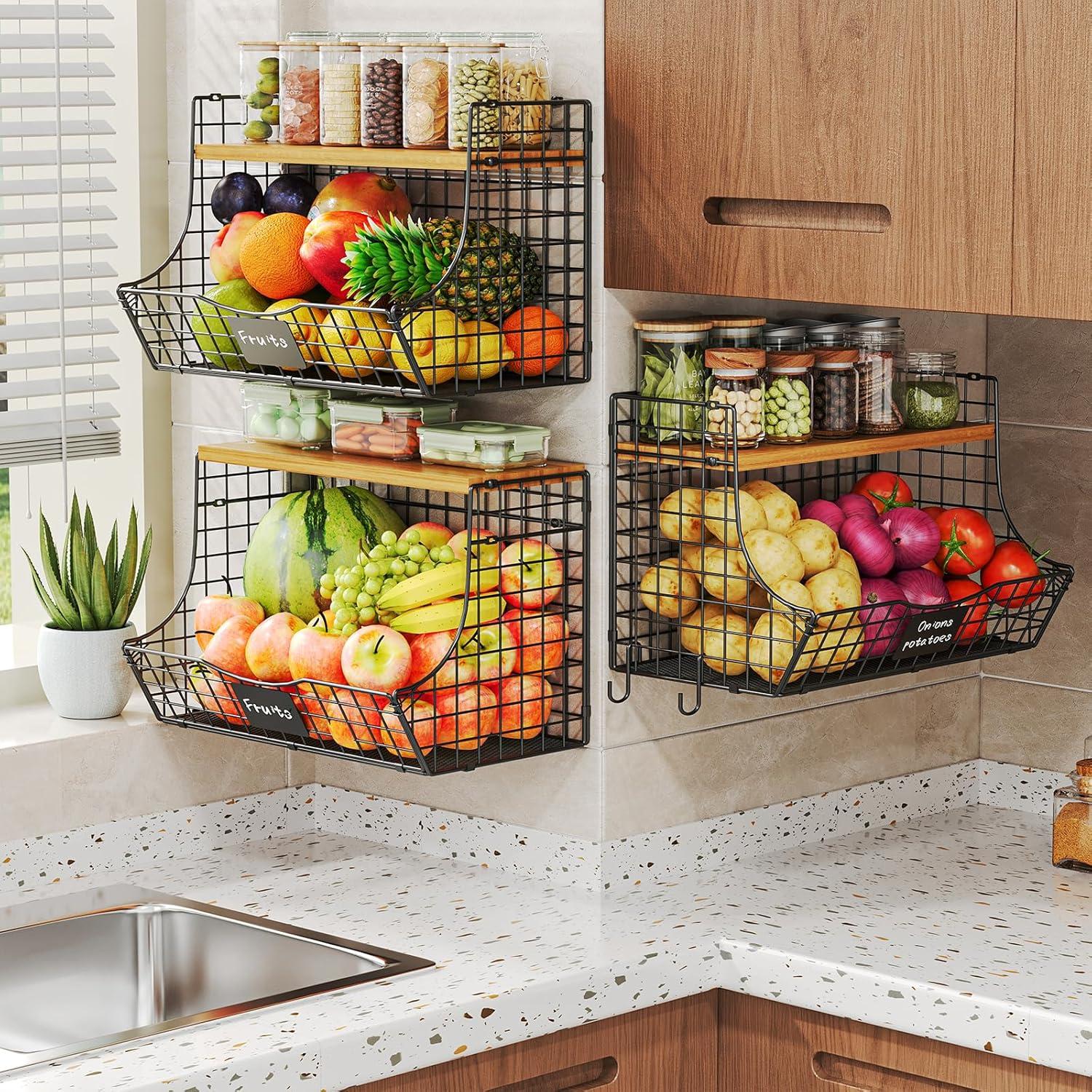Surprising Kitchen Storage Hack: Durable Acacia Fruit Basket"
"Tested Kitchen Tool: 30+ Preset Mandoline Slicer for Efficiency