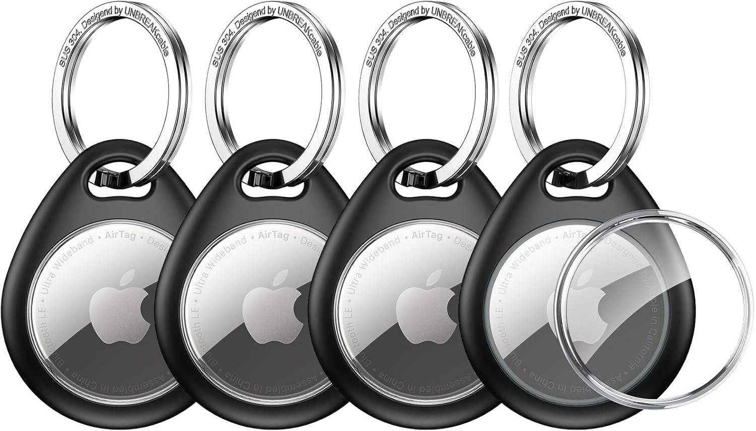 UNBREAKcable 4-Pack Tested: Waterproof, Durable & Secure AirTag Holder for Safe Travel