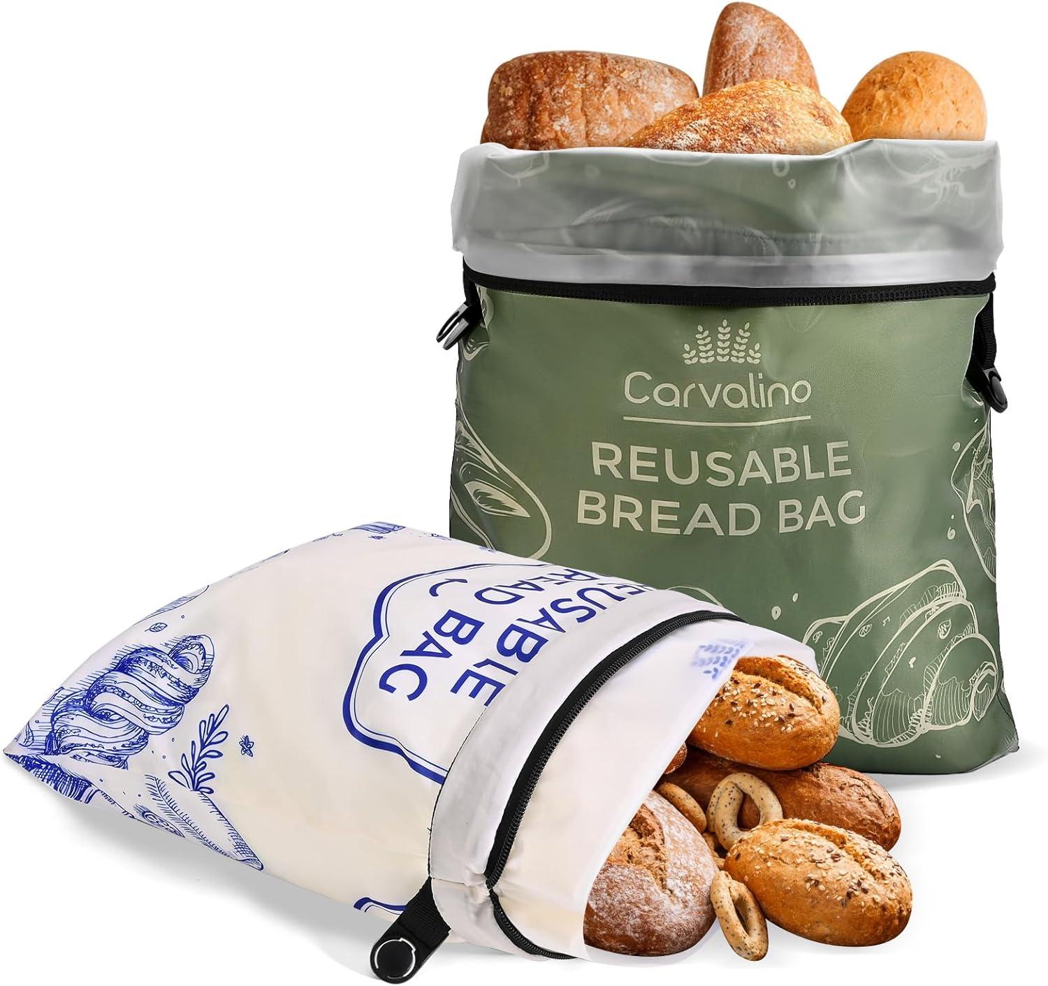 Bread Bag Showdown: 2-Pack XL, Double-Lock, Crumb-Proof Design Tested