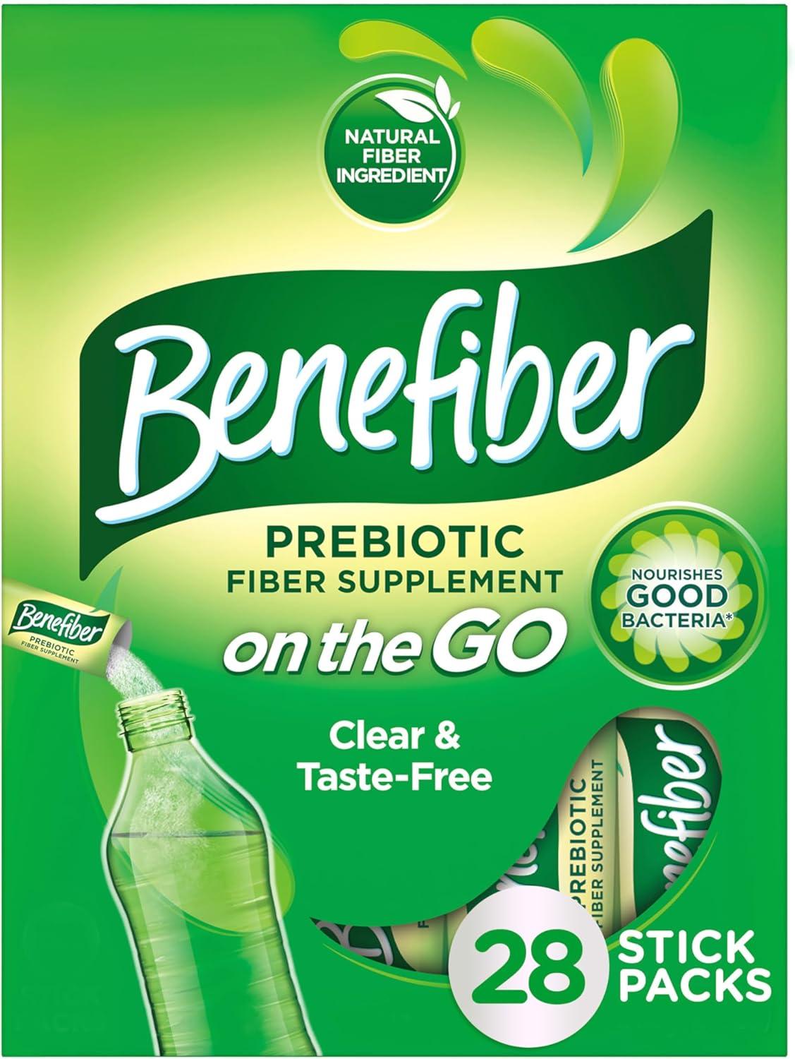 Benefiber Fiber Powder: 28 Sticks' Unflavored Boost - Tested 2024